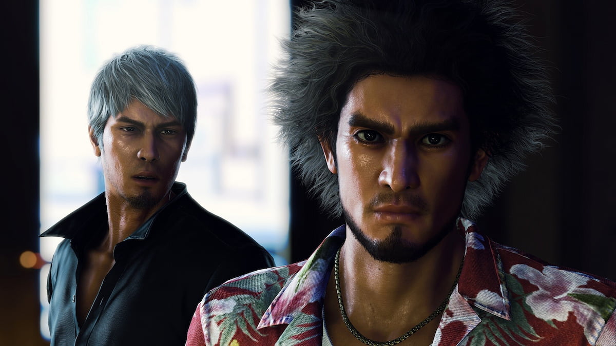 Kasuga and Kiryu in Like a Dragon: Infinite Wealth